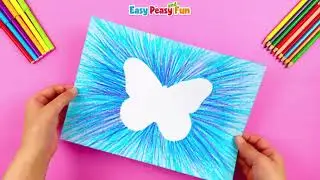 Butterfly Silhouette Art Idea