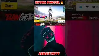 HYDRA DANGER 🔥 BGMI 🇮🇳 NEW SENSITIVITY 😘 2023 #shorts #bgmi #pubgmobile #hydradanger  #senstivity