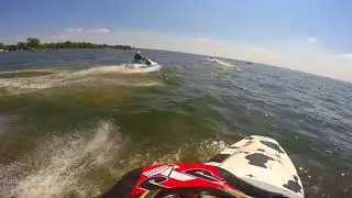 Kawasaki sc650 superchicken jetski Racing at sylvan beach