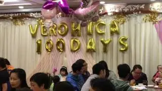 Traditional Chinese Family Gathering for a Newborn's 100 Days Celebration