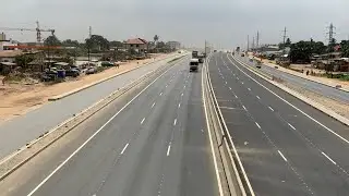 “WOW! Perfect Lane Markings Unveiled | Pobiman–Sansam 10-Lane Expressway Looks Incredible 🇬🇭”