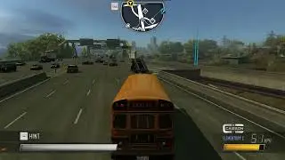 Driving School Bus Gameplay | Highway School Bus Drive