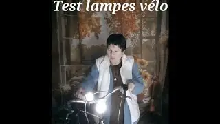 Test lampes vélo Feu avant/Feu arrière (Walfort) +  Lire description finalité meilleur éclairage