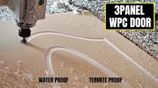 3PANEL WPC CNC DOOR DESIGN | CNC DOOR DESIGN | SOLID WPC DOORS | EEZEE BOARD #door   #wpcdoor