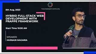 Pune Developer Community: Rapid Low-code/No-code App Development with Frappe Framework