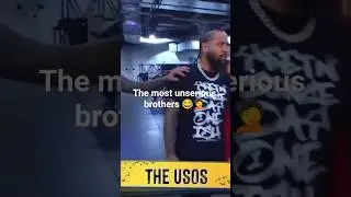 the Usos are so unserious sometimes😂🤦#jimmyuso#jeyuso#theusos#wwe#wrestling#usos#twins#funny#naomi