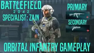 Battlefield 2042 - Full Infantry Zain Gameplay - Orbital Rework Conquest - 1440p Ultrawide 60 FPS