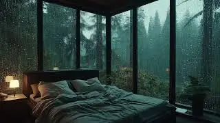 🎹Soft Piano with Rain | Bedroom Ambience for 3 Hours | Stress Relief Focus Study Relax Sleep Healing