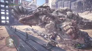 MHW | Solo Arena: Barroth || Gunlance || 3'52''36 [A-Rank]