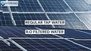Reverse Osmosis water for your Solar Panels | RO plant | Hydromo