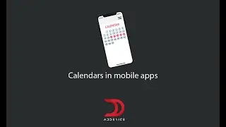 Calendars in mobile apps