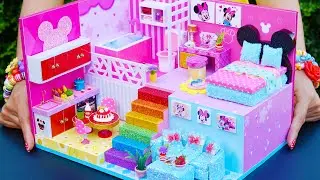 DIY Miniature Cardboard House #29 Bathroom, Kitchen, Bedroom, Living Room for a Family