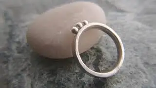 Fine 24k Silver Granulation Ring (DIY) (talking) (Mustache Metal Works)