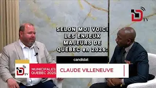 Claude Villeneuve explique pourquoi il serait un bon maire de Qu&eacute;bec