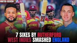 West Indies vs England Highlights | Rutherford Storm, Shamar Joseph Seals 30-Run Win | AB Sports