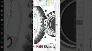 Face Mounting Helical Gear Box Design#engineering #design #designwithajay #cad #newshorts #trending