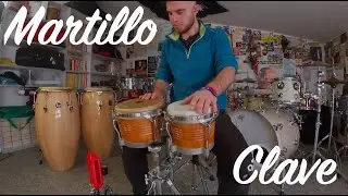 Martillo on Bongo and Clave on Woodblock | How To Play Together