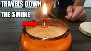 How To Relight A Candle Through Its Smoke Trail!