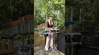 I was wrong! Summer is still going here in the UK! #djdrummer #dj #music #femaledj #djpercussion