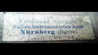 ♪♫# Скрипка древненемецкого мастера Фердинанда Шпренгера скрипка маленькая цитра 610