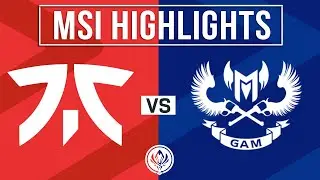 FNC vs GAM Highlights ALL GAMES | MSI 2024 Play-Ins Round 1 | Fnatic vs GAM Esports