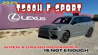 Первые впечатления о Lexus TX 500h F-Sport: роскошный взгляд на Grand Highlander