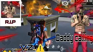 I kill daddy calling in rank match || Free fire highlights ||