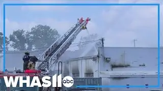 Massive fire at Crestwood car dealership causes damage
