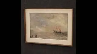 Dipinto italiano paesaggio marittimo in stile impressionista