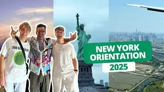 Start ins Auslandsjahr: New York Orientation 2025 und Flug zur Gastfamilie ✈️🏙️🌎