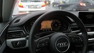 Audi A4/A5 traffic jam assist - real test :: [1001cars]