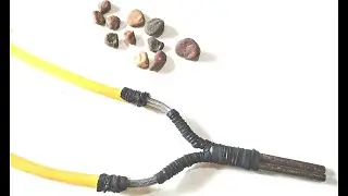 HOW TO MAKE POWERFUL IRON SLINGSHOT  [FROM A PIECE OF OLD IRON]