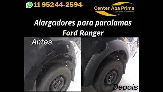 Alargadores de Paralamas para sua Picape Ford Ranger seja cabine simples ou  cabine dupla