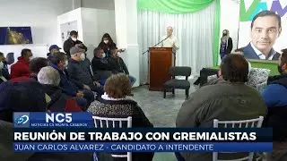 REUNI&Oacute;N DE TRABAJO CON GREMIALISTAS - JUAN CARLOS ALVAREZ CANDIDATO A INTENDENTE