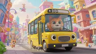 Wheels on the Bus | Vehicle Song for Kids, Popular Nursery Rhymes & Baby Songs 🚍🎶🚌