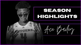 Ace Bailey Season Highlights | 2024/25 Rutgers