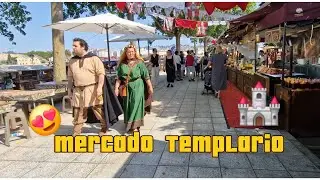 🛡🏹Mercado Templario con personajes😍🏰 #oburgo #coruña 