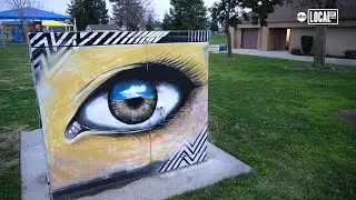 Artist Brightens Hometown by Painting Electrical Boxes | Localish