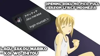 Mariko - Koi Wo Shiyou Lyrics Romaji Dan Terjemahanya ( By Rvlna )