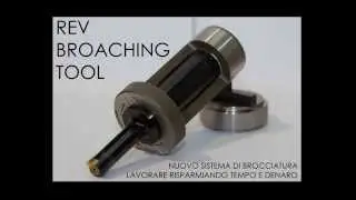 Montaggio, funzionalit&agrave; e le possibili lavorazioni utensile - REV BROACHING TOOL