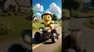 Baby duck🐤on ATV #explore #duck #duckling #duckrescue #ducktales #happyduck #cute #aiart #fy