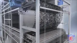 Cake dryer from filter press.