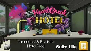 The Sims 4 | Suite Life - Functional Hotel Mod Gameplay & Build