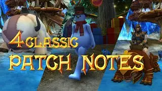 Battle Ranks, Quality of Life, Appa, Snowman and cosmetics | 4Classic 4Story Christmas Patch Notes