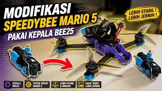 SPEEDYBEE MARIO 5 PAKAI KEPALA BEE25 #drone #dronefpv #dronefreestyle #modifikasidrone
