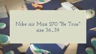 Gi&agrave;y thể thao Nike air Max 270 