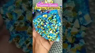 Titanium Quartz Crystal Home Decor