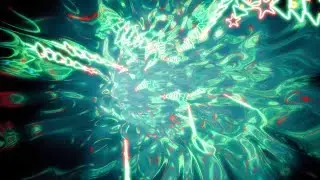 Neon Christmas Tree Light Tunnel 8 Hours 4K | Psychedelic Loop Background