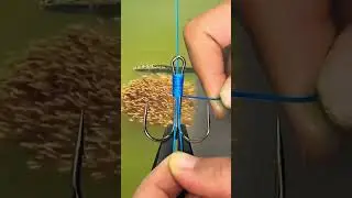 How To Tie A treble Hook #kerncountyfishing #fishing #fish #treblehook #howto #berkleyfish #jigging