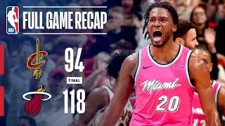 Full Game Recap: Cavaliers VS Heat | Winslow Leads Miami
